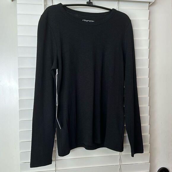 Chico’s size 1 long sleeve Top - Picture 1 of 6